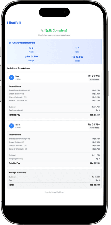 Mobile app preview